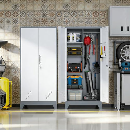 61" Metal Garage Storage Cabinet