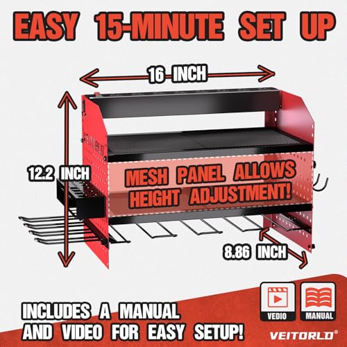 Power Tool Organizer with Charging Station