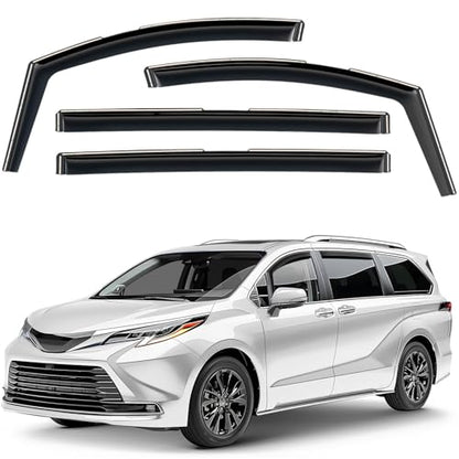 Window Deflectors Smoke Tinted In