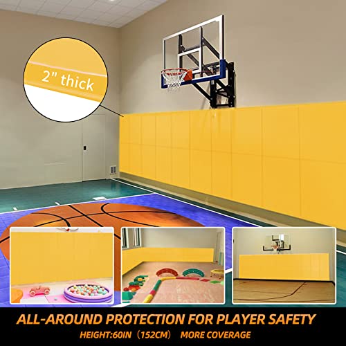 4 Pack Wall Protection Pads 2" Thick Foam Wall Padding