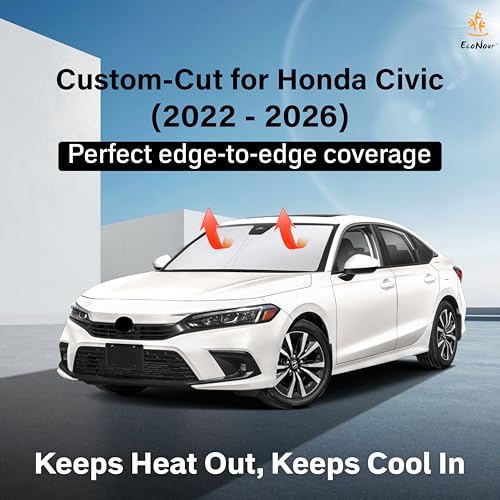 Windshield Sunshade Compatible for Honda Civic 11th Gen 2022