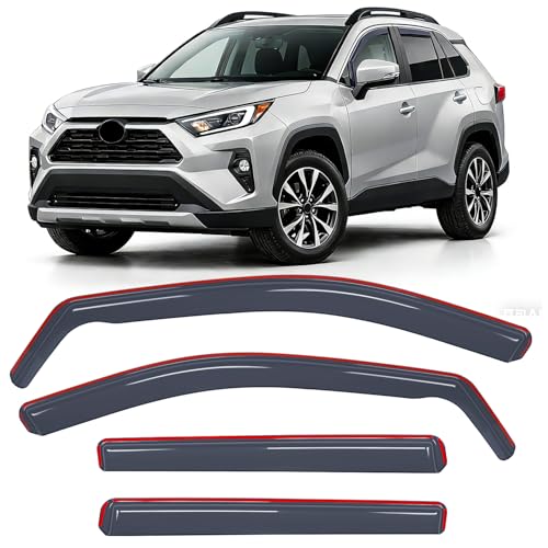 in Channel Rain Guards for Toyota RAV4 2019 (4 Count)