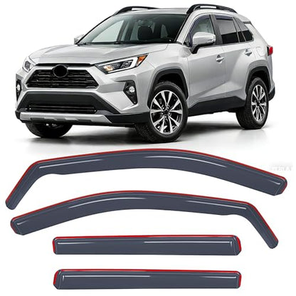 in Channel Rain Guards for Toyota RAV4 2019 (4 Count)