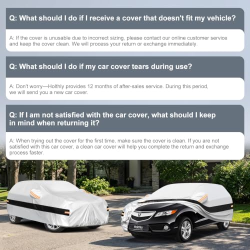 10 Layers SUV Car Cover Custom Fit for Acura RDX