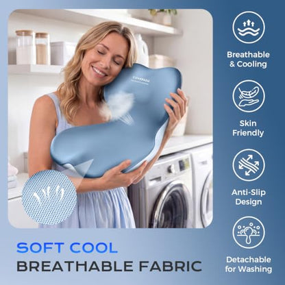 Car Seat Cushion and Lumbar Support Pillow One Piece