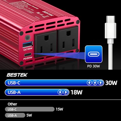 400W Car Power Inverter DC 12V to AC 110V Car Charger Plug Adapter