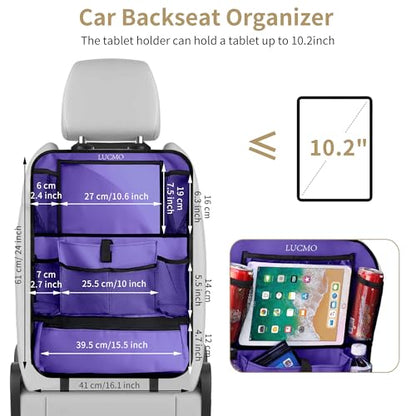 Car Backseat Organizer with Touch Screen Tablet Holder (22.9281 Ounce)