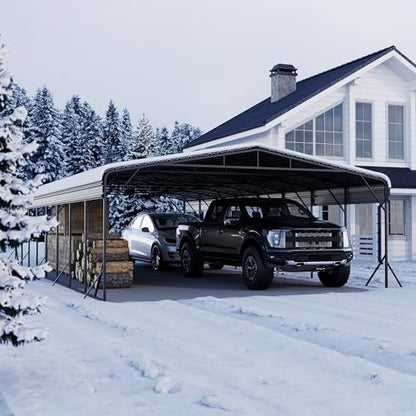 Reinforced Metal Carport