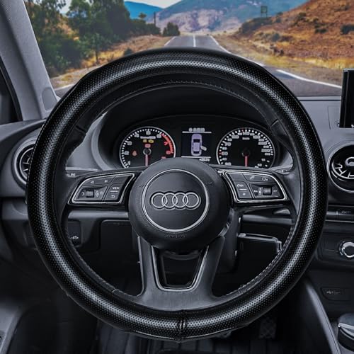 Heavy Duty Pure Cowhide Steering Wheel Cover