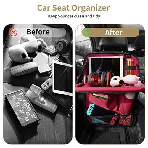 Car Backseat Organizer with Foldable Tablet Holder (18.6952 Ounce)