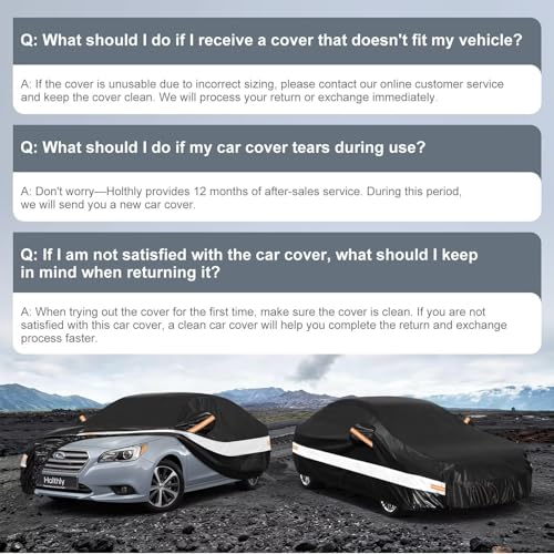 10 Layers Sedan Car Cover Custom Fit for Subaru Legacy