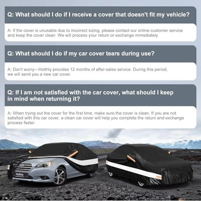 10 Layers Sedan Car Cover Custom Fit for Subaru Legacy