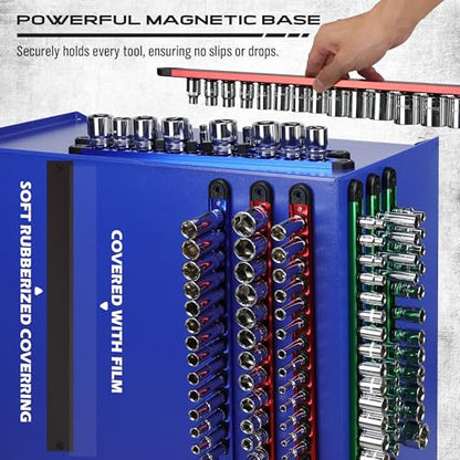 Magnetic Socket Holder Organizer Set (9 Count)