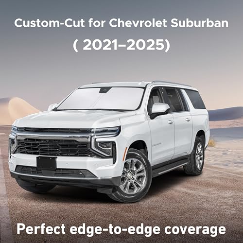 Windshield Sunshade Compatible for Chevrolet Suburban 2021
