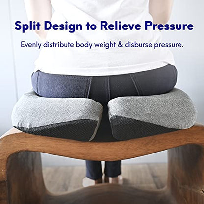 Cushion Lab Patented Pressure Relief Seat Cushion for Long Sitting Hours on Office & Home Chair