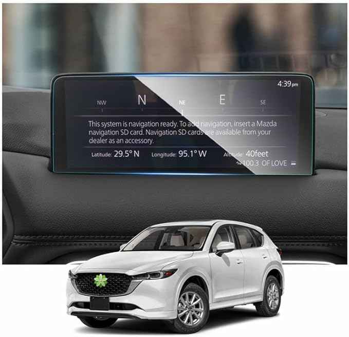 Ruiya 2025 CX5 Screen Protector for Mazda CX5 2025 Accessories 9HD Anti-glare Scratch Tempered Glass Compatible with 2021 2022 2023 2024 2025 Mazda CX5(10.25")