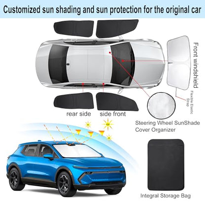 Window Shades for Chevrolet Chevy Equinox EV 2024 (5 Count)