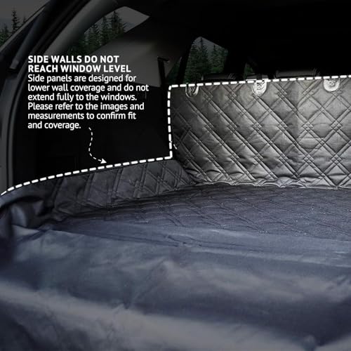 Bulldogology SUV Cargo Liner for Dogs 55"x106" Heavy Duty Pet Trunk Cargo Cover