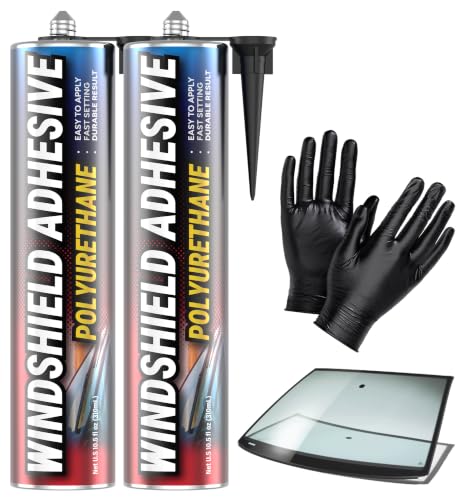 2 Pack] Polyurethane Windshield Adhesive
