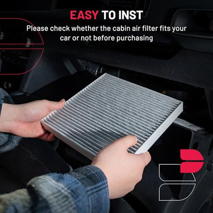 Cabin Air Filter with Activated Carbon Compatible with Hyundai Ioniq 2017