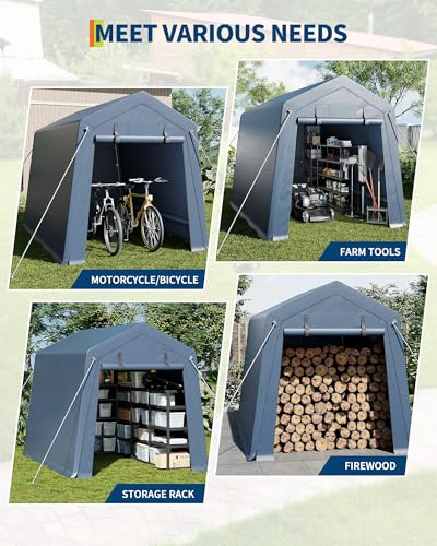 6x6 ft Outdoor Storage Shed