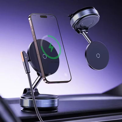 Vacuum Magnetic Phone Holder for Car 360° Adjustable Magsafe Car Mount
