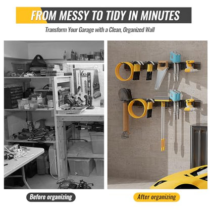 Garage Tool Rack Wall Mount (2 Count)