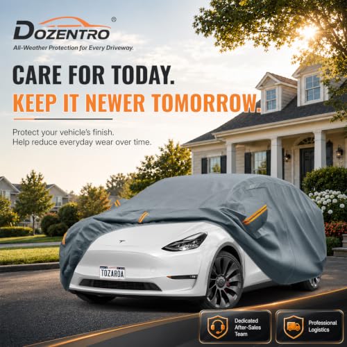 Waterproof Heavy Duty Car Cover Custom Fit Tesla Model Y