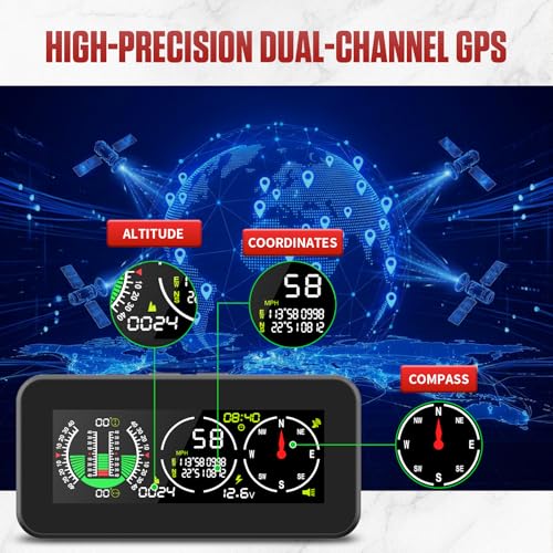 GPS Car Digital Inclinometer for Off Road Vehicles