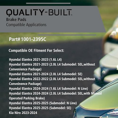 Rear Ceramic Brake Pads
