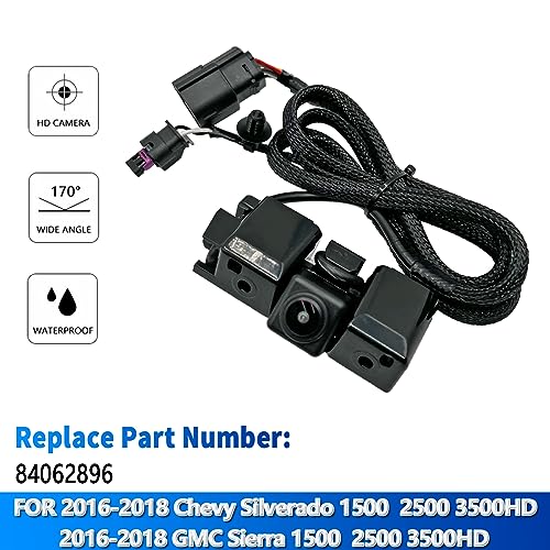 Rear View Back Up Camera Compatible with Chevy Silverado