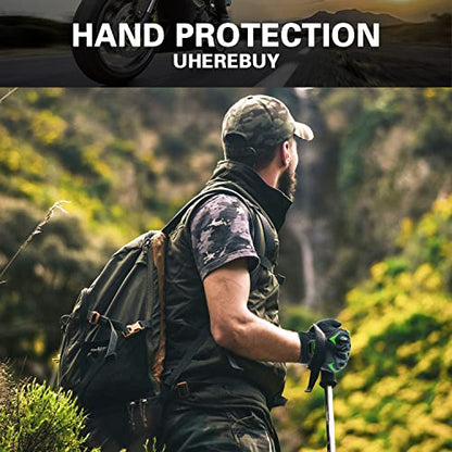 Motorcycle Gloves Touch Screen Full Finger Riding Gloves Knuckle Protection for Men and Women for Dirt Riding