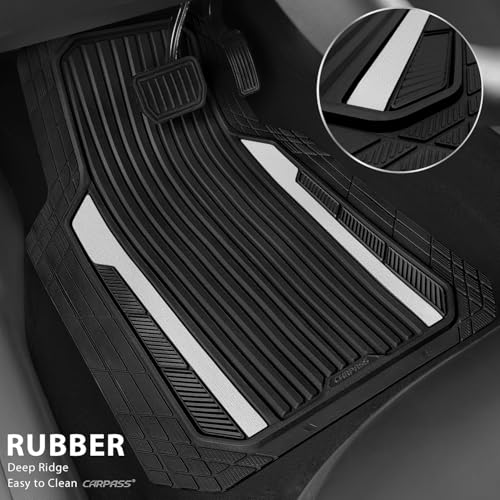 Heavy Duty Rubber Car Mats Metallic