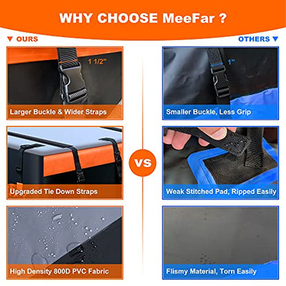 Car Roof Bag Rooftop Cargo Carrier Bag Waterproof 21 Cubic Feet roof Cargo