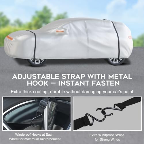 Heavy Duty SUV Car Cover Waterproof All Weather for Automobiles