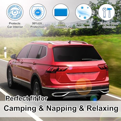 8PCS Window Shades for Volkswagen VW Tiguan 2018 (8 Count)