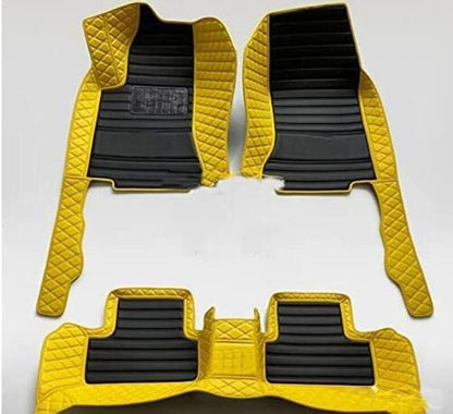 Custom All Weather Protection Luxury Leather Floor Mats for Cars SUVs Trucks According Anti