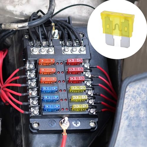 100 Pack Auto Fuses 20 AMP ATC