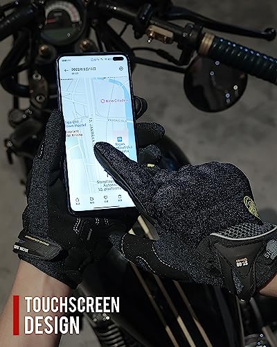 Motorcycle Riding Gloves Touch Screen Full Finger Glove Motocross Road Racing Bike Outdoor Sports for Women Men