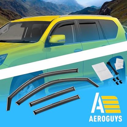 Extra Durable Window Deflectors in (4 Count)