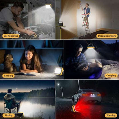 2 Pack Rechargeable LED Work Light (2 Count)