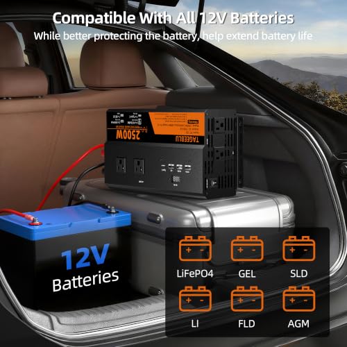 2500 Watt Pure Sine Wave Power Inverter