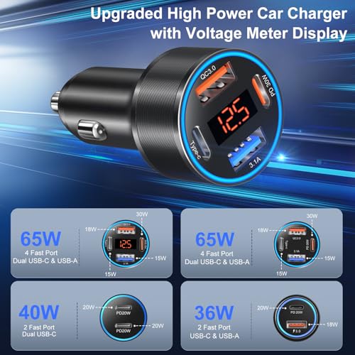 USB C Car Charger