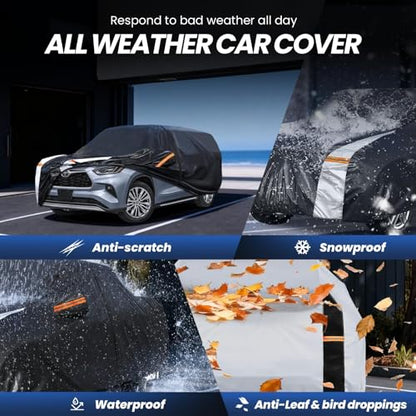Multi Layer Car Cover Custom Fit for Toyota Highlander