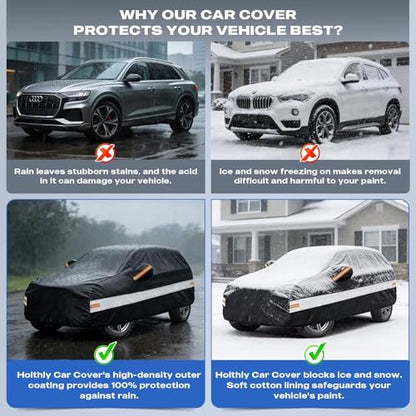 10 Layers Hatchback Car Cover Custom Fit for Ford Fiesta