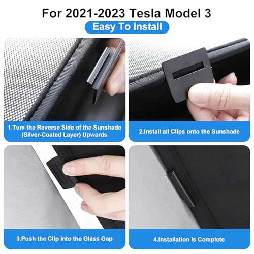 Sunshade for Tesla Model 3 2021