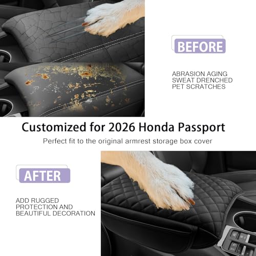 2026 Passport Center Console Cover Compatible with 2026 Honda Passport RTL