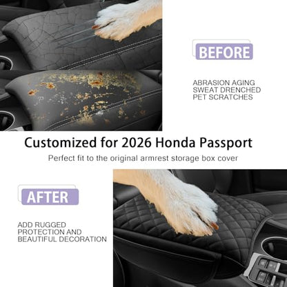 2026 Passport Center Console Cover Compatible with 2026 Honda Passport RTL