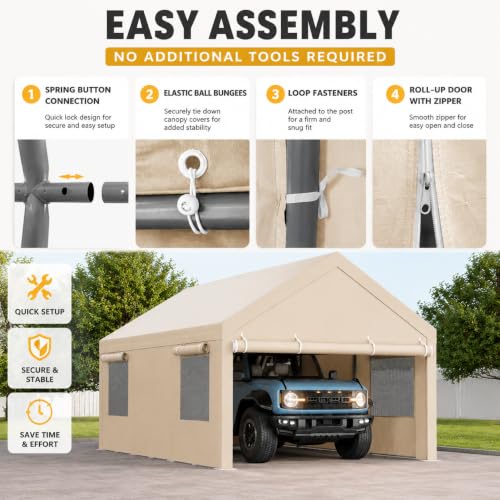 12x20 Heavy Duty Carport