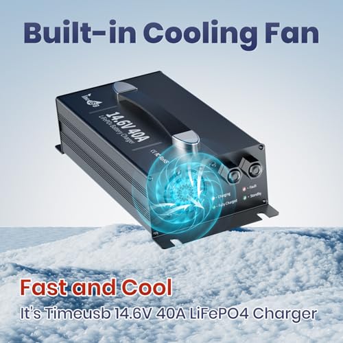14.6V 40A LiFePO4 Battery Fast Charger